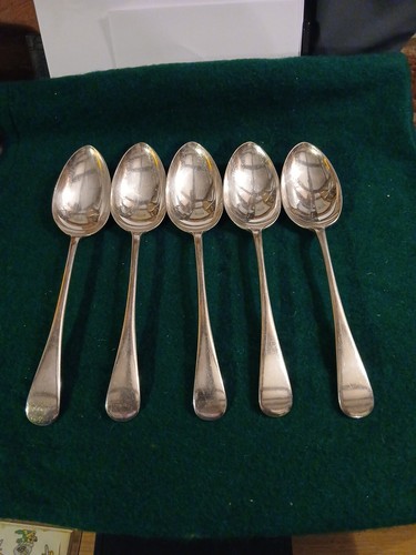 Antique serving spoons - 5,