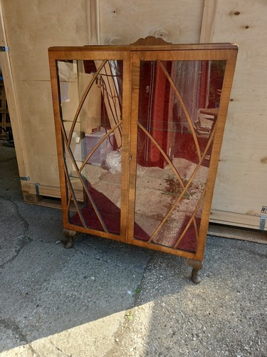 Glass display cabinet with - glass,