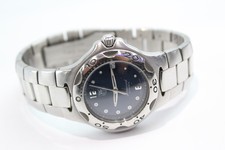 Tag Heuer Blue Dial Steel Bracelet Watch Quartz Working