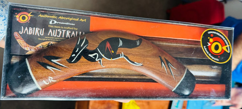 Jabiru boomerang made - 10”,