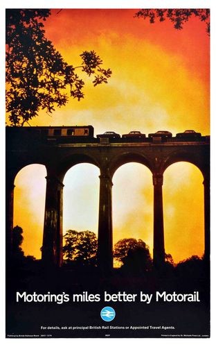 Vintage british rail - rail, motorail