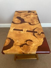 resin river coffee table -