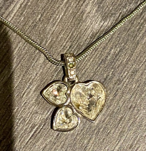 Swarovski crystal heart - crystal,