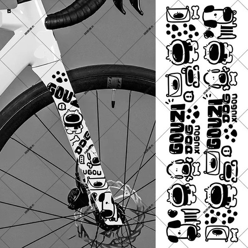 Bicycle stickers for - bicycle, frame