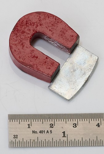 Shape magnet metal testing - u,
