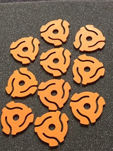 45rpm orange singles - 10,