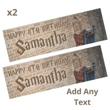 2 x Personalised Harry Potter
