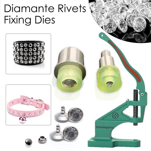 Flat rhinestone rivet fixing - rhinestone,