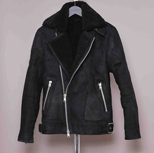 ALL SAINTS Shearling Leather