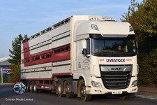 Truck Photo  Ellis Agents Cornwall DAF 106XF & Livestock float Wk19 BDF