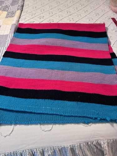 Vintage mexican saddle blanket - vintage,