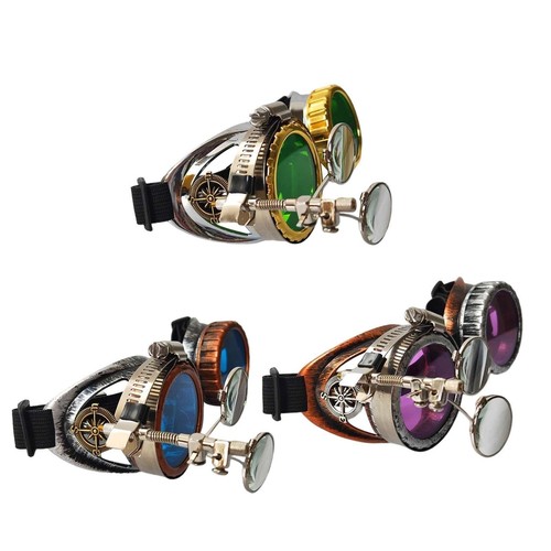 Funky steampunk goggles