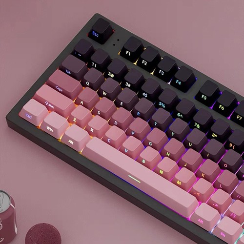 Gradient keycaps side printed - keycaps,