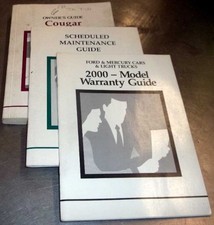 COUGAR    2000 Owners Manual
