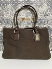 agnes b. Canvas & Leather Tote