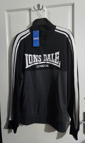 Men lonsdale black grey - lonsdale,