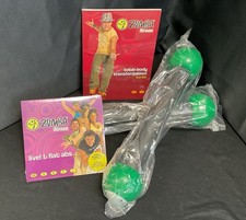 Zumba Fitness DVD and Total Body Fitness Guide. Including Zumba Toning Sticks.