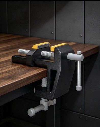 Light duty work bench vice - light,