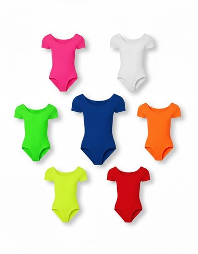 Short sleeve leotard girls - sleeve,