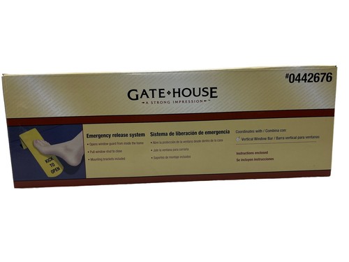 Window bar emergency release - bar,