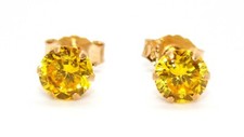 9kt Yellow Gold Citrine 1.12ct Earring Free Gift box