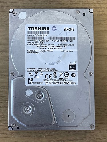 Toshiba dt01aca300 3tb 7200rpm - toshiba,