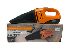  RAC 12V Wet and Dry Car Vacuum Cleaner Portable Handheld Untested Pre Owned 