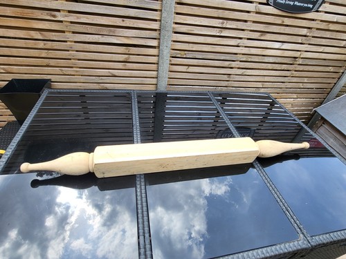 Solid pine roof gable finial
