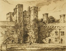 P. Leslie Cox pencil signed