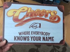 Cheers TV Show  tin Sign Wall