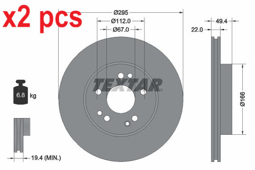 Pcs sides 92057300 - pcs,