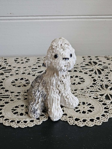 Vintage old english sheepdog - old,