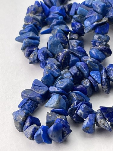 Vintage blue lapis - blue, chip