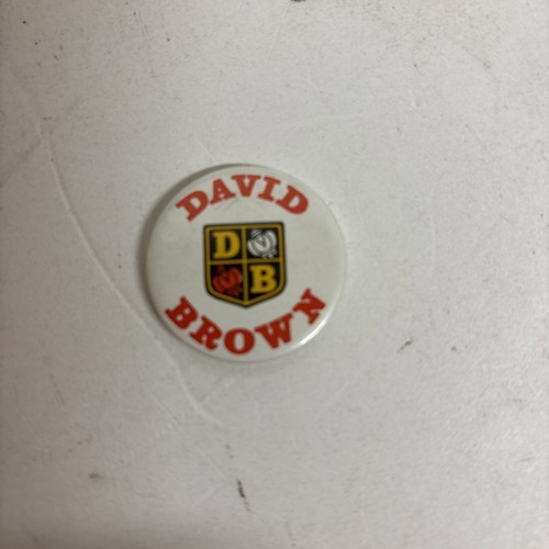 David brown lapel - brown, 1960s