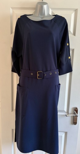 Next navy blue tailored shift - next,
