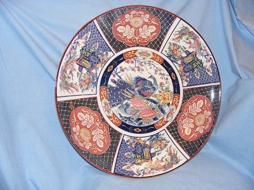 Meat plate large round - meat,