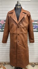 Men's Vintage Brown Trench