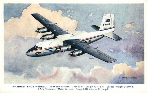 Bannister handley page herald - handley,