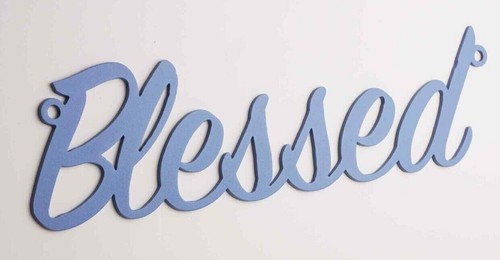 Blessed steel metal - 'blessed',