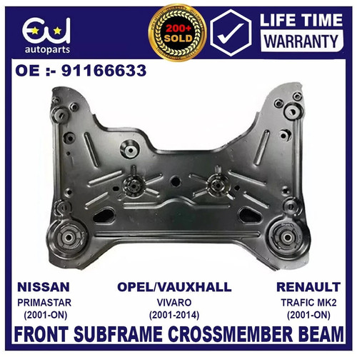 Front subframe crossmember for - front,