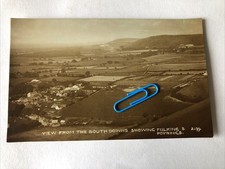 View From The South Downs Showing Fulking & Poynings Sussex Unposted RPPC