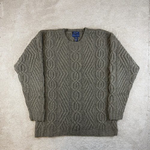 Vtg hand knitted shetland wool - shetland,