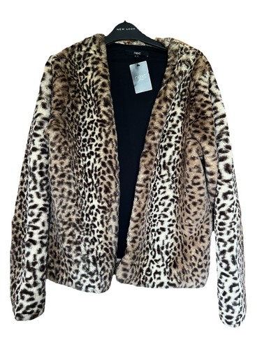 Next size faux fur black - 10,