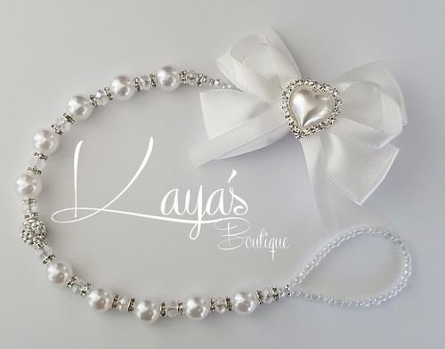Keepsake bow pearl heart - keepsake, &
