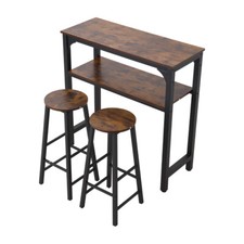 Bar Table and Stools Tall