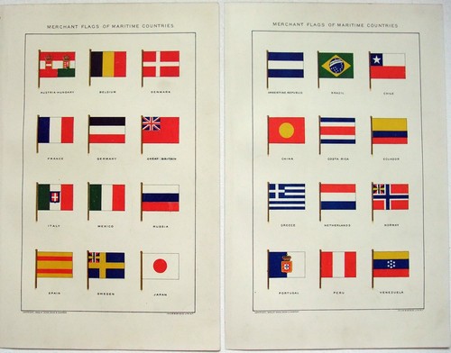 Merchant flags maritime - merchant, of