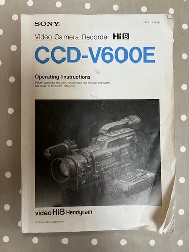 Sony hi8 ccd - sony, video