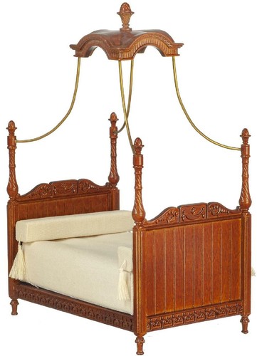 Dolls house walnut louis - louis, xv