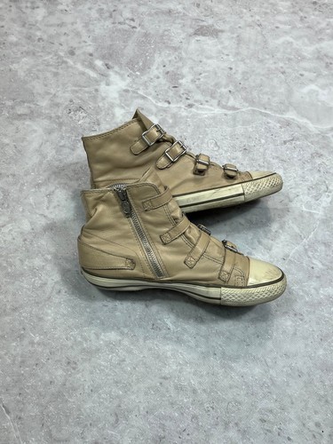 Ash virgin leather high top - high,
