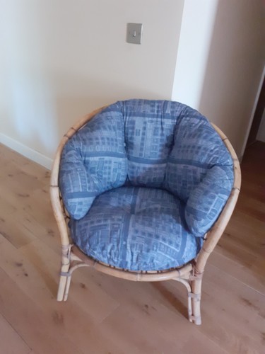 Vintage round cane chair - chair, with